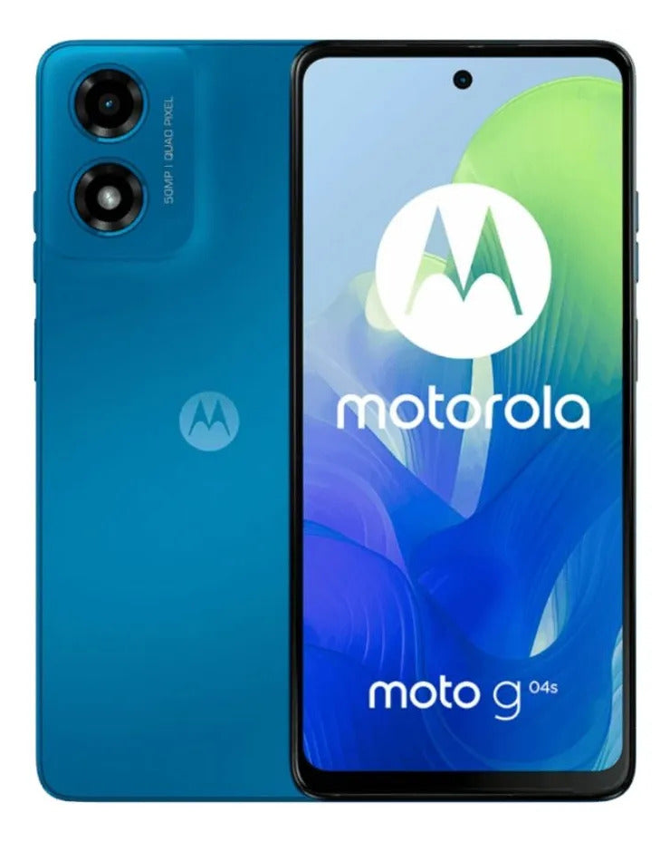 Celular Motorola Moto G04S - 64 GB (Exhibición) - Azul